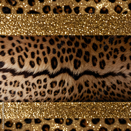 glitter leopards patterns