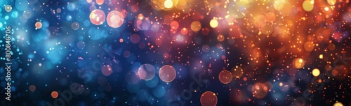 Abstract blurred background with defocused lights