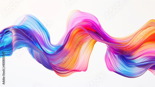 Step into a realm of boundless creativity and imagination, where each stroke of color brings to life a new idea, a new invention, or a new discovery captured in amazing gradient lines in a single wave