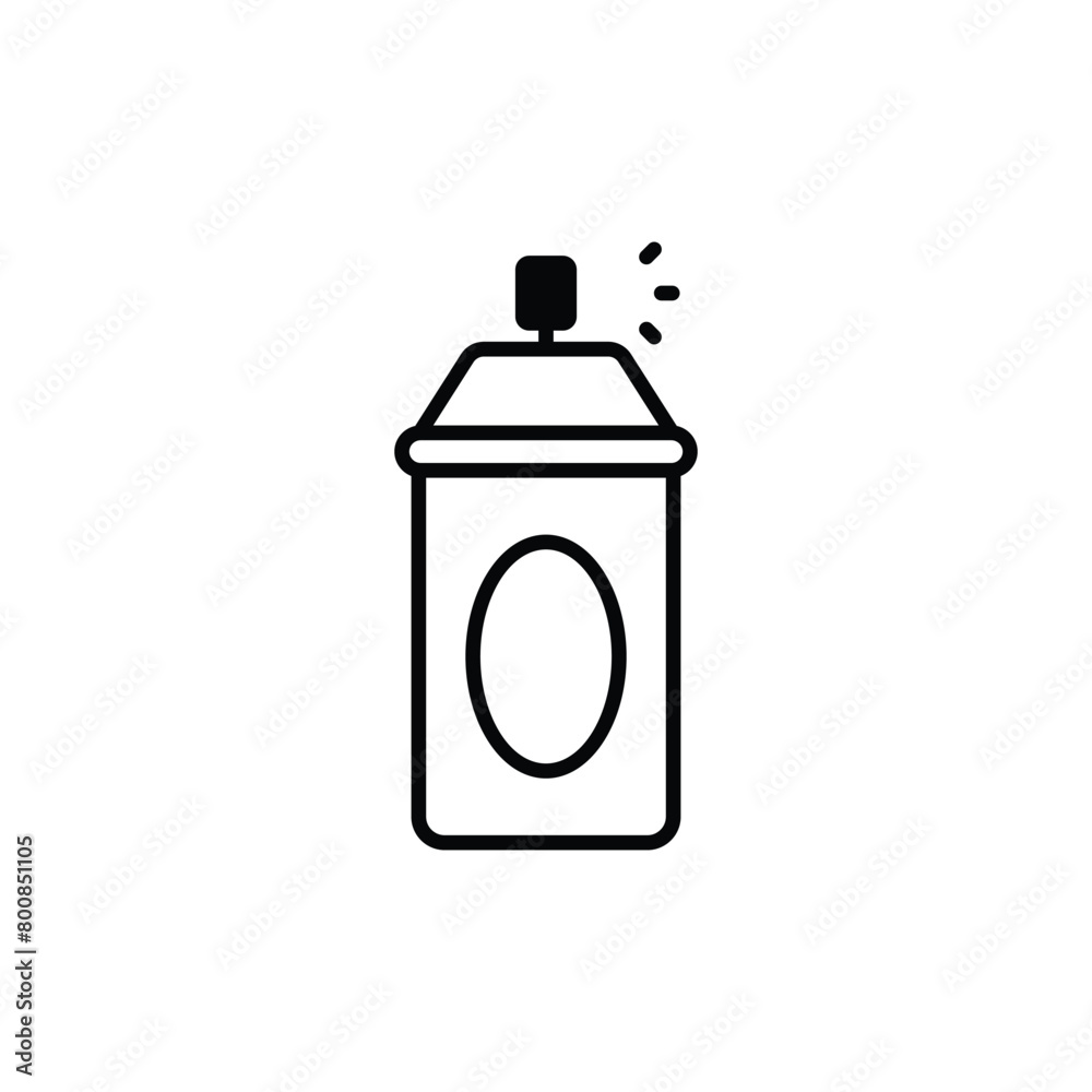 Spray Paint icon design with white background stock illustration