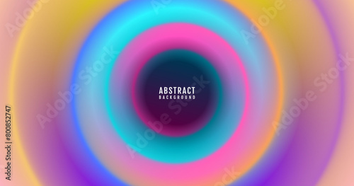 3D colorful abstract background overlap layer on bright space with blurred colors shape effect decoration. Modern graphic design element circles style concept for web, flyer, card, or brochure cover
