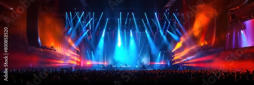 The stage hums with anticipation, a canvas awaiting its masterpiece, poised for the magic of music to ignite the night