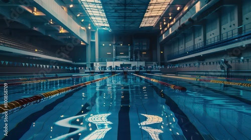 large Olympic swimming pool  photo