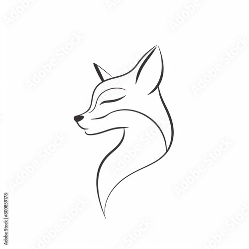 graphic representation of a fox