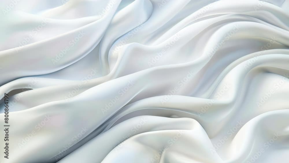 Abstract white background of a soft wave of cloth Abstract white background of a soft wave of cloth