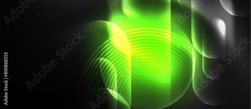 An electric blue light illuminates a dark background, creating a mesmerizing contrast. The symmetry and pattern of the light resemble a terrestrial plant, resembling a work of art in the darkness