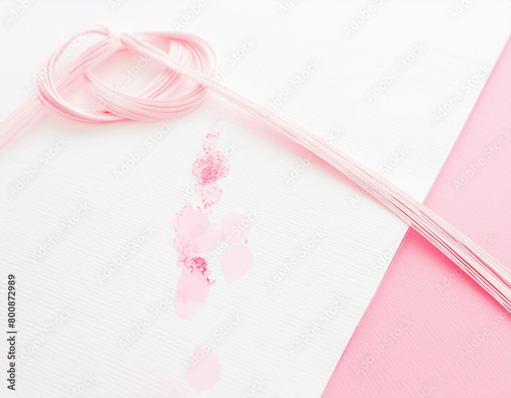 Mizuhiki paper strings that are tied around a wrapped gift Japanese style image Mizuhiki paper strings that are tied around a wrapped gift Japanese style image