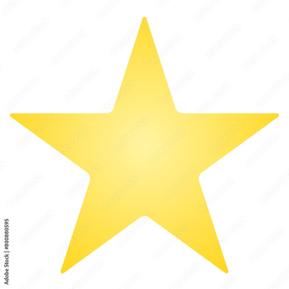 Obraz premium gold star