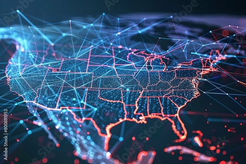 US Data Bridge: Illuminated Global Connectivity Mesh