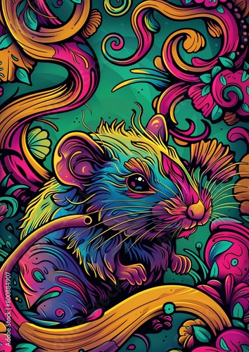 hamster psychedelic