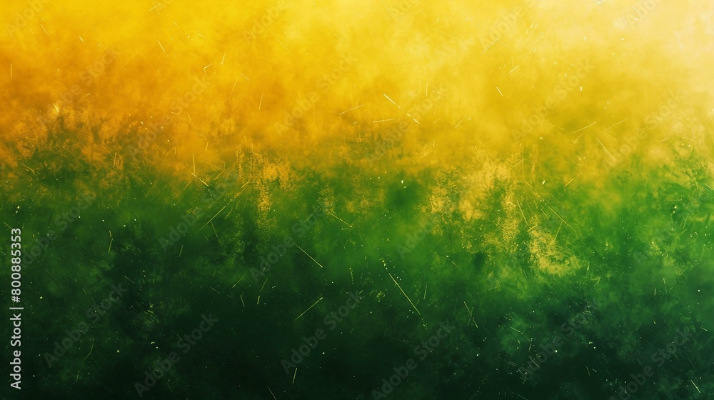 Obraz premium A striking gradient from Golden yellow to grass green