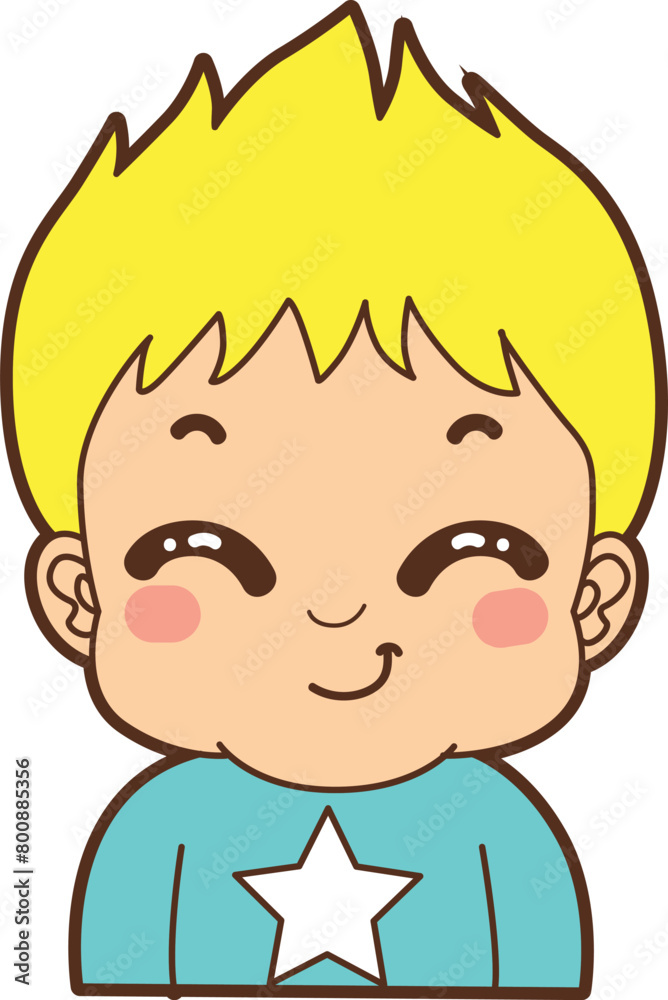 Variation of kids face from any race. Causasoid europeans race emoticon. Avatar of boy and girl kids. Variation of kids face from any race. Causasoid europeans race emoticon. Avatar of boy and girl kids.