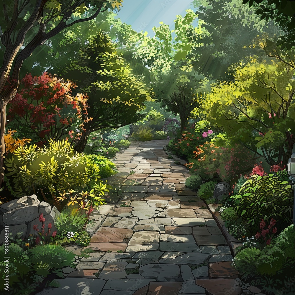 Fototapeta premium Landscaper project
