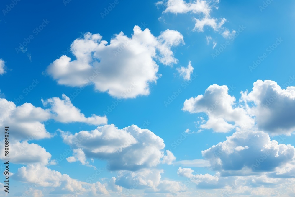 White Clouds on a Sunny Day White Clouds on a Sunny Day