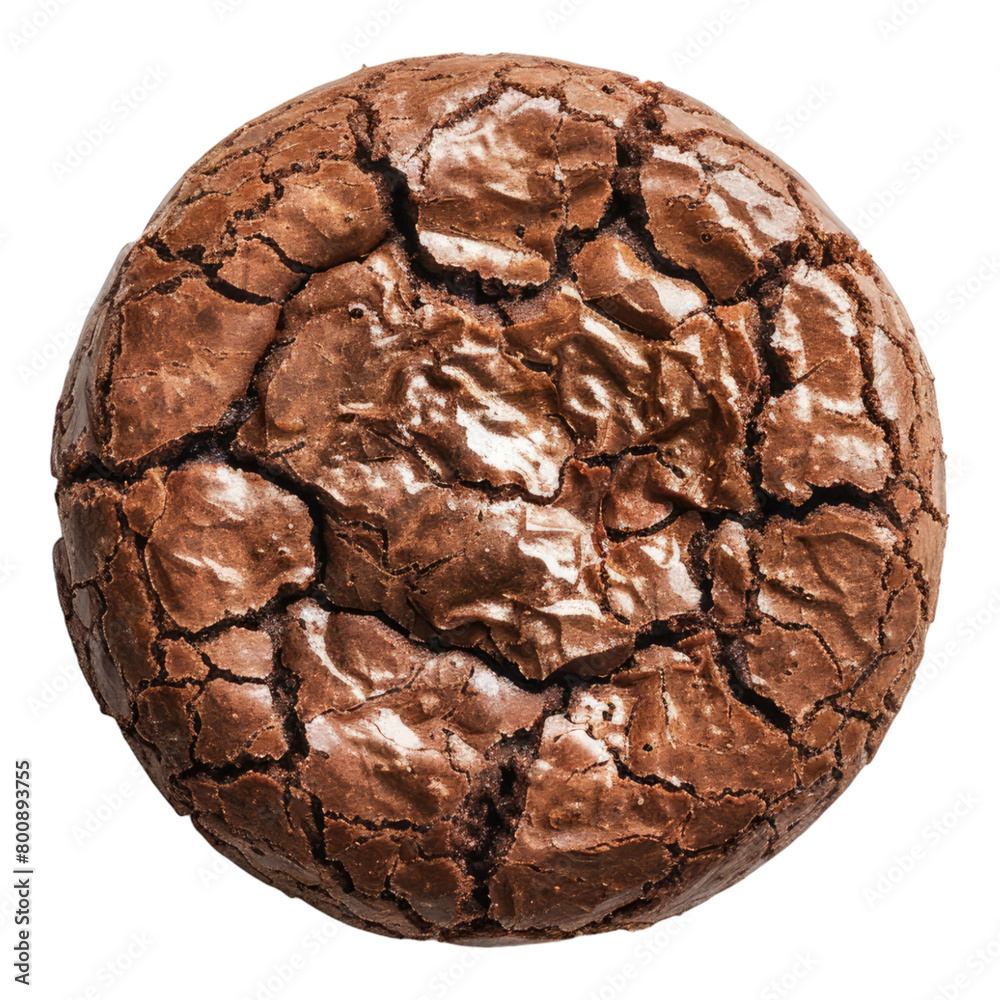 Brownie cookie isolated on transparent background Brownie cookie isolated on transparent background
