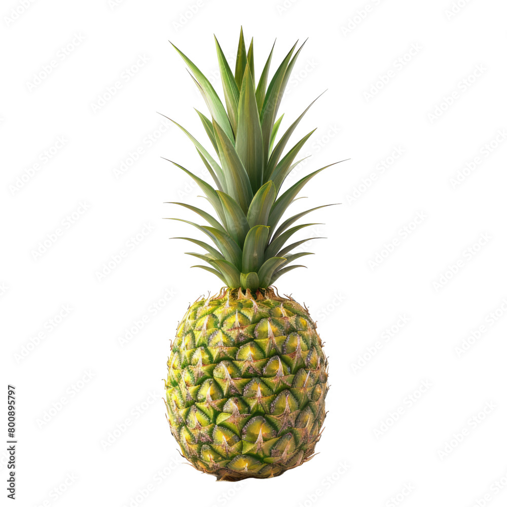 Fresh pineapple isolated on transparent background Fresh pineapple isolated on transparent background