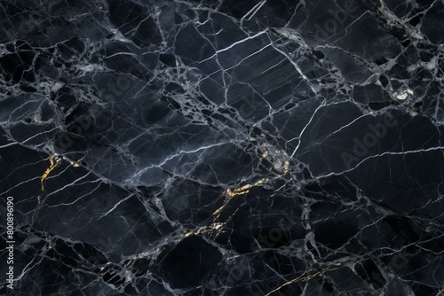 Black and gold marble texture background photo