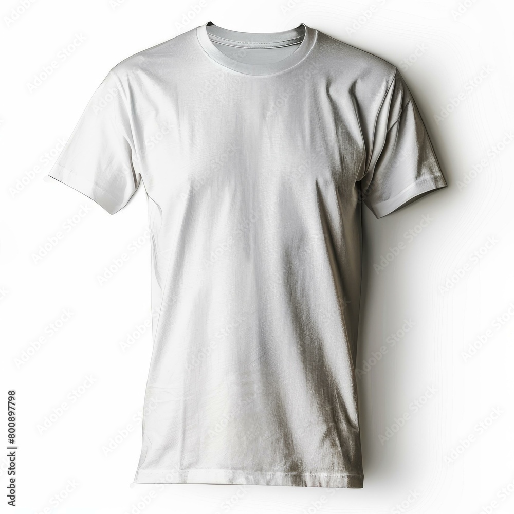 White T-shirt on a white background White T-shirt on a white background