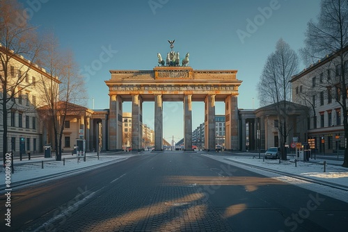 The Brandenburg Gate in Berlin, Germany photo