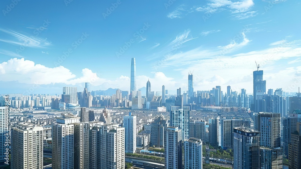 A cityscape of Shenzhen, China.