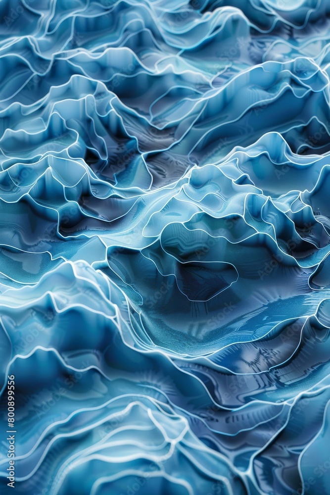 Blue and white abstract waves background Blue and white abstract waves background