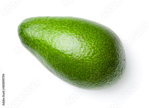 A ripe avocado on a white, isolated background © Jacek Fulawka