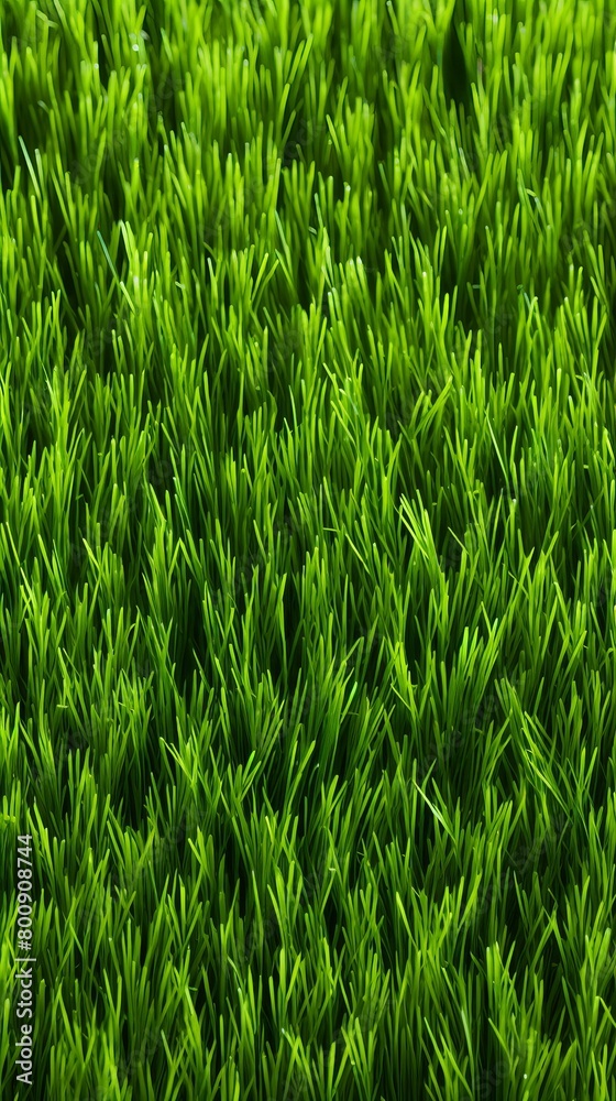 Obraz premium Close-up of green grass texture background