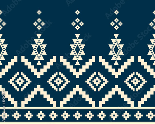 abstract Traditional geometric ethnic fabric pattern ornate elements with ethnic patterns design for textiles, rugs, clothing, sarong, scarf, batik, wrap, embroidery, print, curtain, carpet, wallpaper