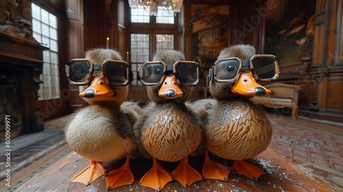 Ducks, Augmented Reality photo