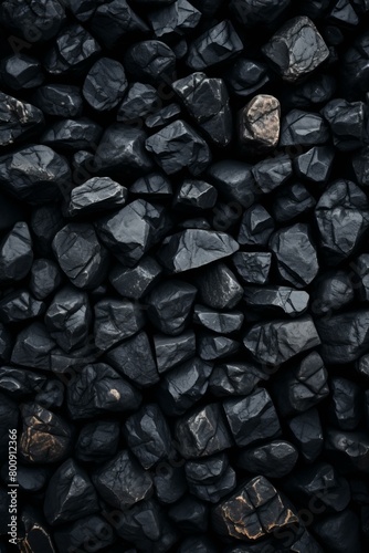 Black stones texture