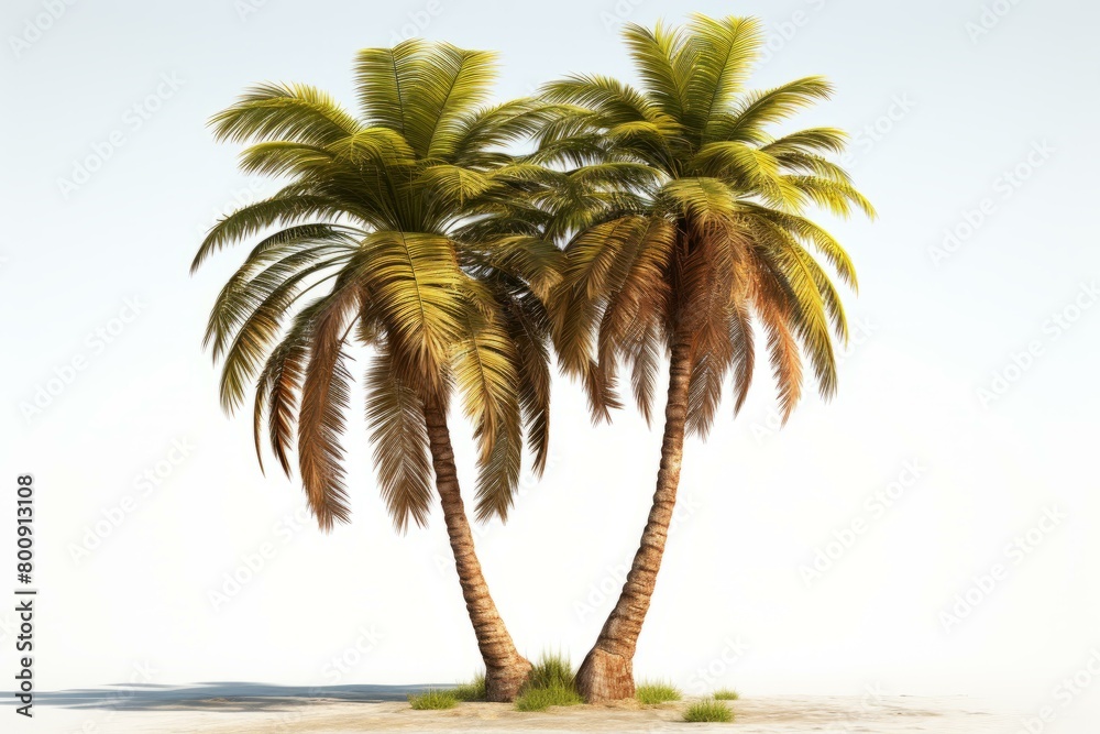 Two Coconut Trees Under The Sun