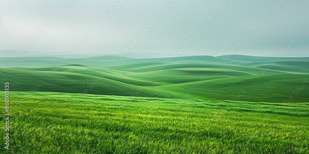 green rolling hills landscape photography