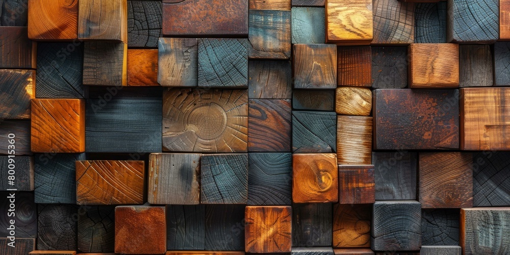 Multicolored wooden blocks background texture Multicolored wooden blocks background texture