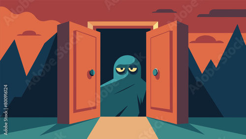 The walls are full of hidden nooks and crannies giving the feeling that someone is hiding and observing their every move..