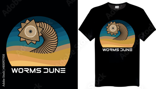 Worms Dune T-Shirt Design