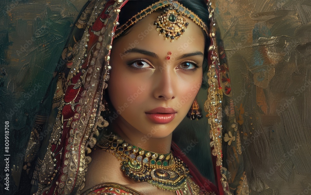 The Portrait of an Indian Woman, A Glimpse of Elegance, In the Limelight