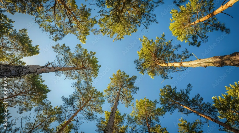 Obraz premium pine tree branches.