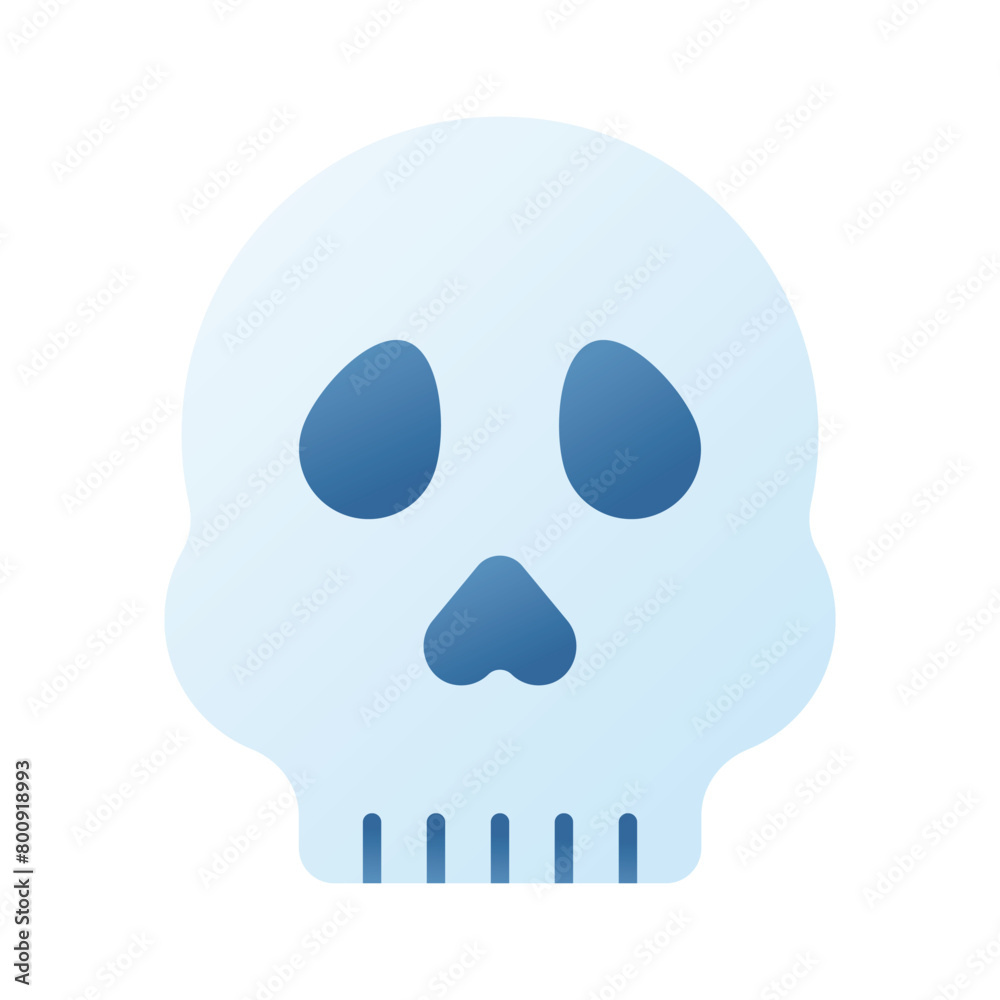 Skull vector design, spooky icon in modern style Skull vector design, spooky icon in modern style