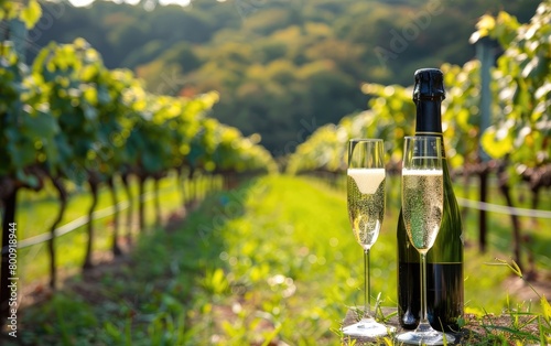 A Vineyard Toast to Sparkling Elegance, Sipping Serenity, Raising Glasses to a Champagne Symphony
