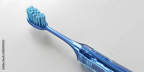 Transform Your Oral Health Care Routine with an In-Depth Look at the Advanced Blue Electric Toothbrush - Isolated on a White Transparent Background for Clarity