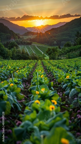 Green Energy Farming Embrace renewable energy sources such as solar