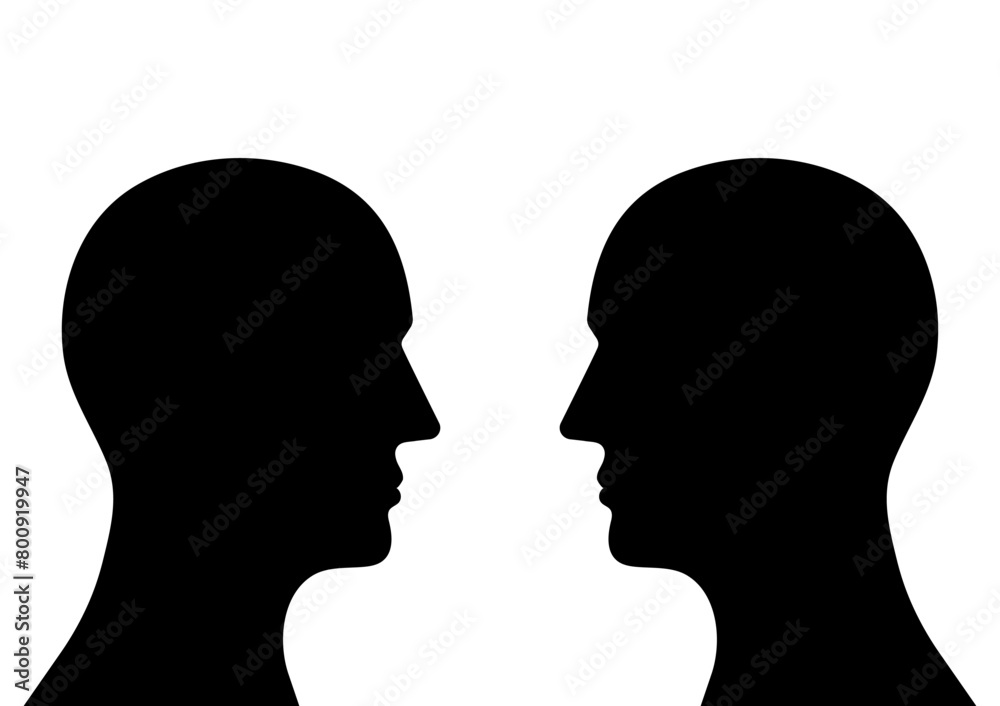 Human Head. Human Avatar. Vector Illustration. Human Head. Human Avatar. Vector Illustration.