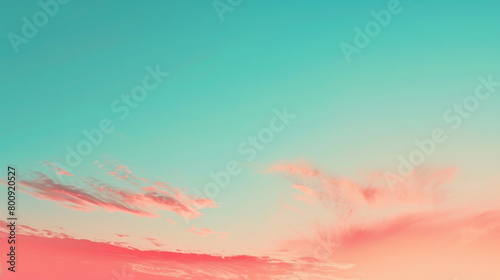 soft pastel gradient of sky blue and rose red, ideal for an elegant abstract background © Arooj