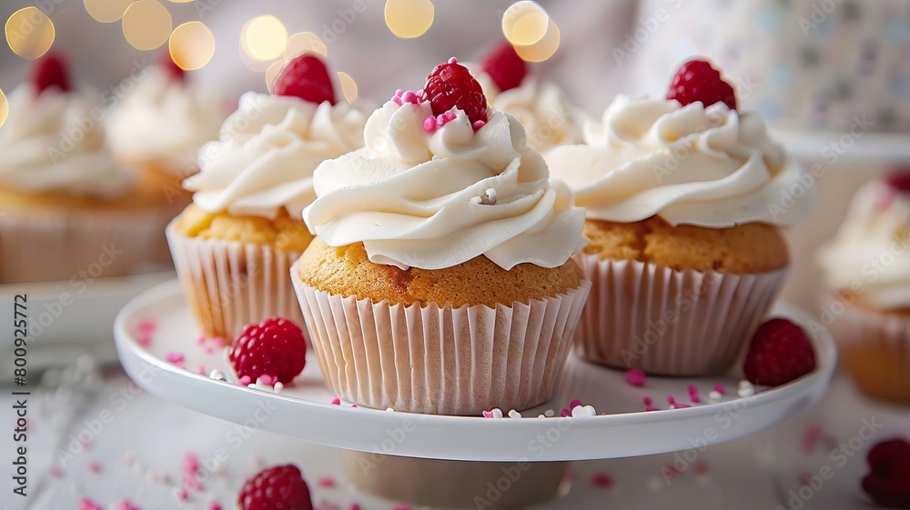 birthday cupcakes, Generative AI, birthday cupcakes, Generative AI,