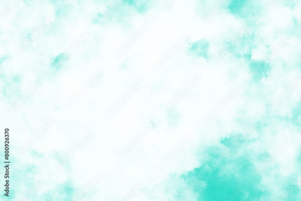 Transparent Smoke Overlay Teal 