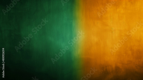 soothing horizontal gradient of emerald green and deep amber, ideal for an elegant abstract background