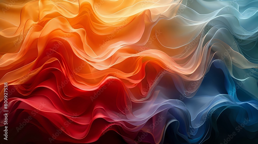 Obraz premium Energetic Harmony: Abstract Color and Texture