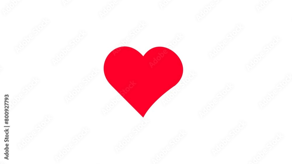 The beating red love icon symbolizes falling in love, it can also symbolize a healthy heart The beating red love icon symbolizes falling in love, it can also symbolize a healthy heart