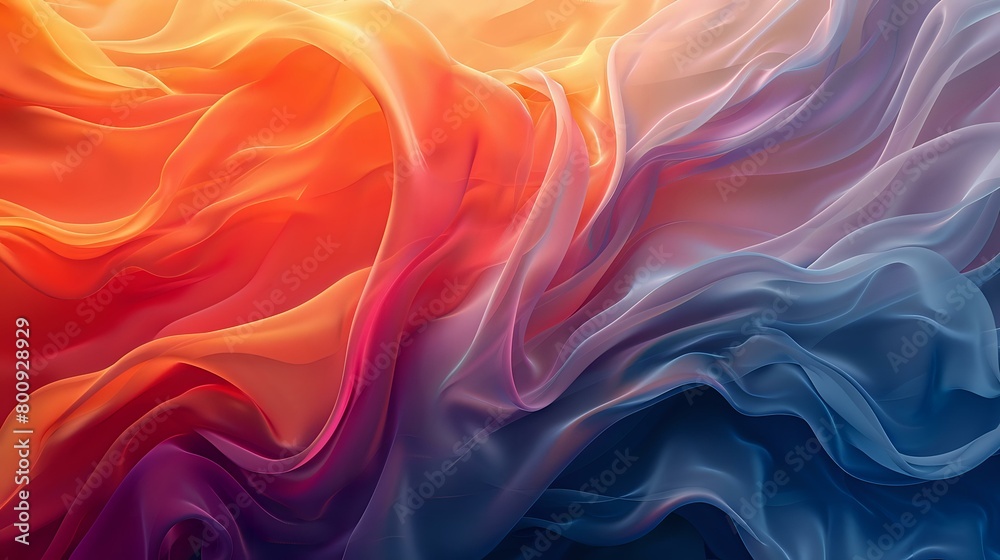 Dynamic Abstract: Color and Light Symphony