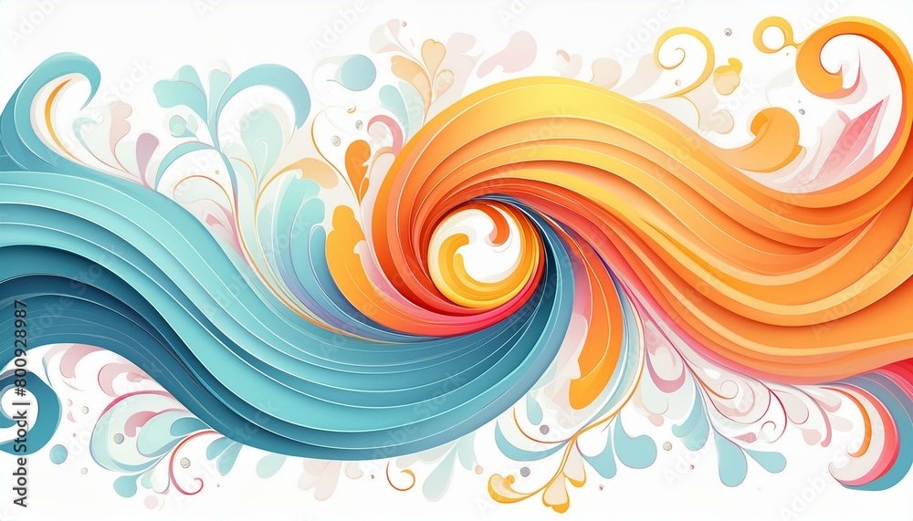 harmonious patterns swirling in an abstract shape isolated on a transparent background. harmonious patterns swirling in an abstract shape isolated on a transparent background.